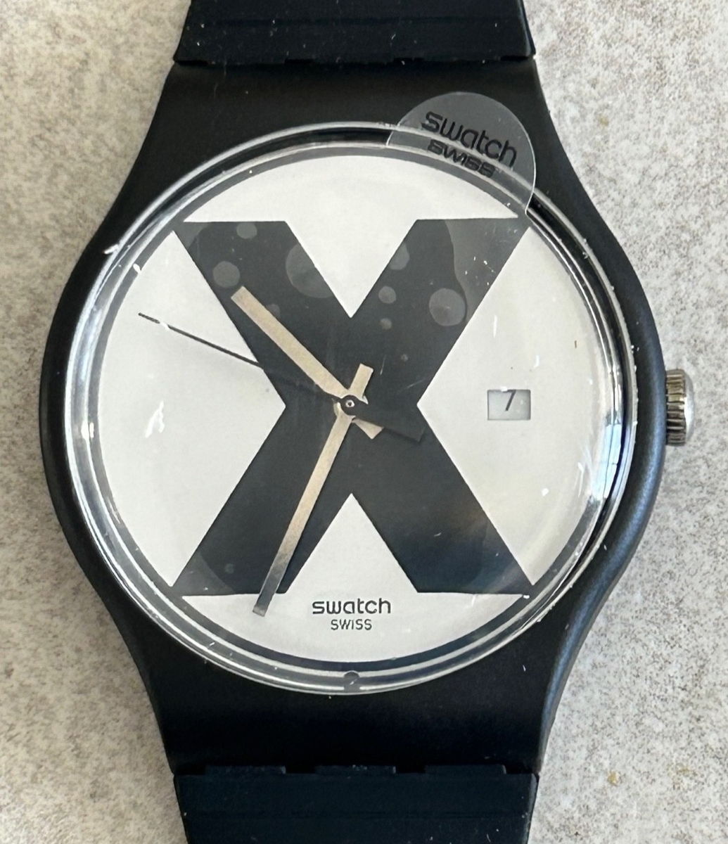オッチー サイズS Swatch - XX-Rated Black - SUOB402 – New Gent – 2019 – Original