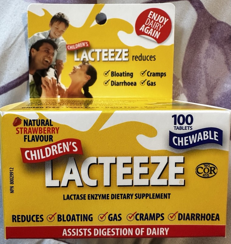Children’s Lacteeze Chewable 100ct