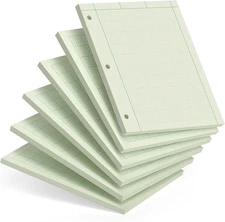Engineering computation pad 6 pack 8 5 x 11 quad ruled