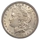1880-O Morgan Silver Dollar AU with Luster Unknown VAM