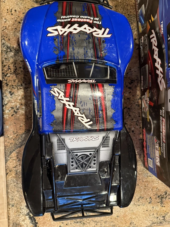 Traxxas Slash VXL 1/10 RTR  Brushless Short Course Truck Blue Model 58076-3 - Image 4 of 4