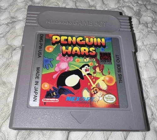 Penguin Wars (Nintendo Game Boy, 1990) - Tested and Working
