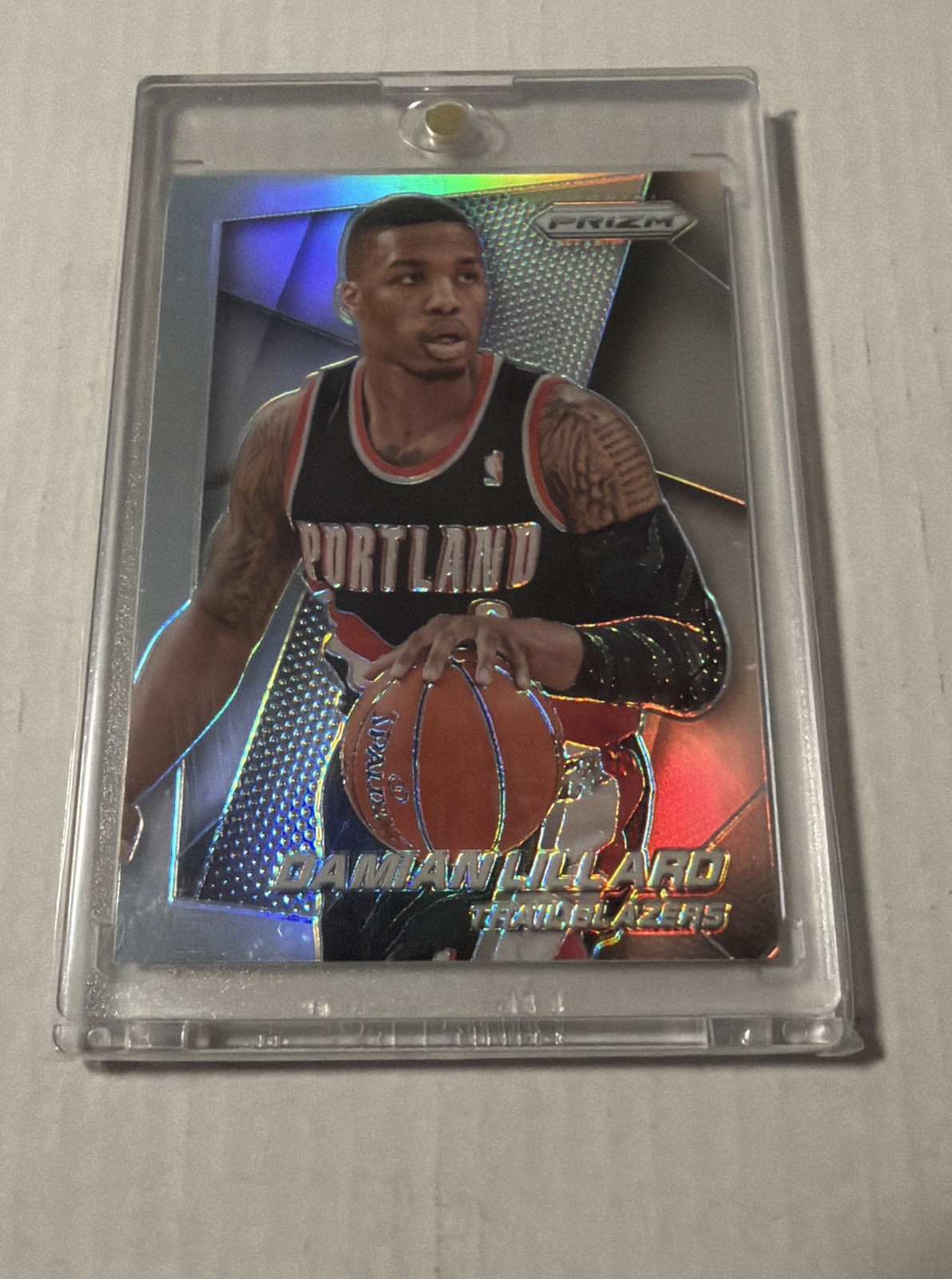 2014-15 Prizm Damian Lillard Silver Blazers #1