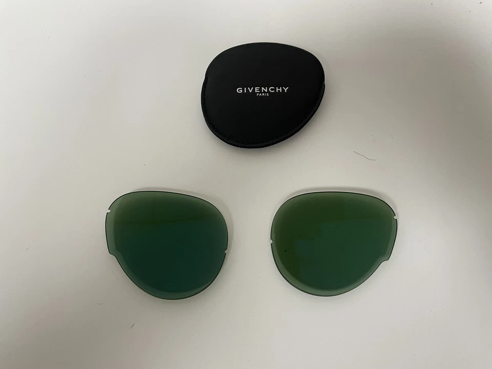 Auténticas lentes Givenchy GC 7014 RL VERDES SOLO plástico para gafas de sol de aviador Foto 2 de 4