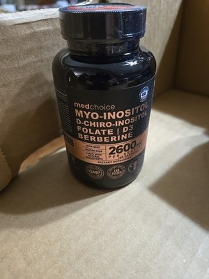 Myo-Inositol D-Chiro Folate D3 Berberine 2600 MG per serving Supplement