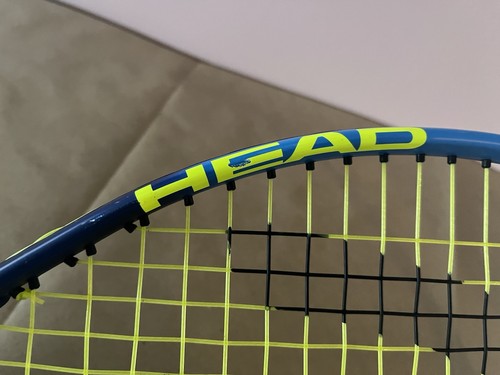 Set Of 2 Head Nano Titanium TI Conquest Tennis Rackets - Blue W/ White Grips - Picture 23 of 24
