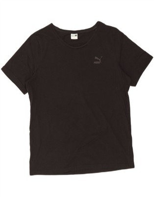 Puma Herren T-Shirt Oberteil Large schwarz Baumwolle CT10