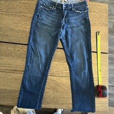 PAIGE Premium Denim Peg Skinny 5 Pocket Logo Hardware Jeans sz 29