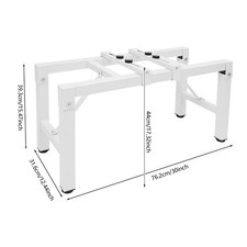 Mini-Split Ground Stand, Ground Stand, Air Conditioner Support Base White
