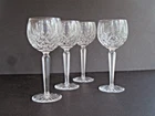 Vintage Waterford Crystal “Lismore” Hock Wine Glasses. Set of 4