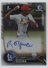 2016 Bowman Chrome Prospects Refractor 161/499 Raffy Ozuna #BCAP-RO Auto 7eo