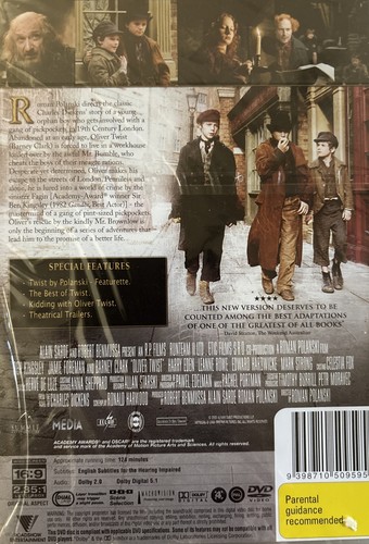 DVD NEW: Oliver Twist - 2005 Family Drama, Ben Kingsley As Oliver - Picture 2 of 2