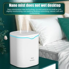 Air Humidifier 2L Large Capacity Double Spray Port - USB Cool-Mist Portable