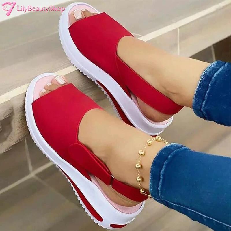 Sandalias De Plataforma De Moda Zapatos De Mujer Chanclas Para Mujer 2025 Nueva
