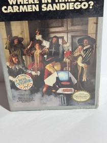 Nintendo NES Where In Time Is Carmen Sandiego Vintage 1991 NEW Factory Sealed