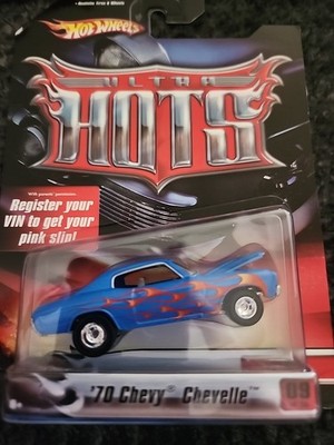 Hot Wheels Ultra Hots 70 Chevy Chevelle Real Riders Premium Wheels 1:64