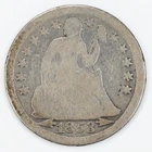 1853 Liberty Seated Dime Arrows AG Silver 10c