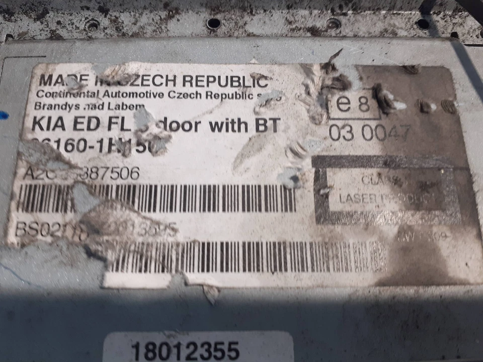 961601H150 IMPIANTO AUDIO / RADIO CD / 961601H150 - 961601H150 / 74016 PER CITRO - Immagine 2 di 4