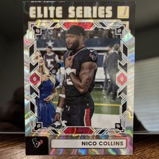 Nico Collins 2025 Panini Donruss #TES-NCO Elite Series Foil - Houston Texans