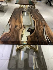 Clear Unique Epoxy Resin Dining Table Epoxy Counter Top Coffee Table Epoxy Table