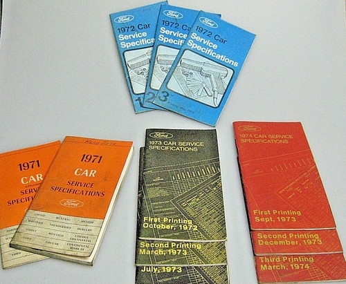 1971 72 73 74 FORD SERVICE MANUALS-MUSTANG COUGAR TORINO COMET MAVERICK MERCURY - Bild 1 von 11