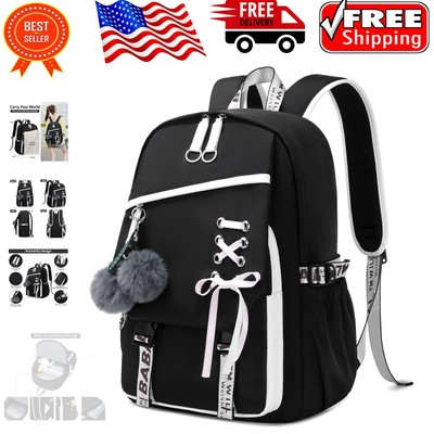 Adjustable Ergonomic Bookbag for Teenage Girls - Lightweight & Functional Design
