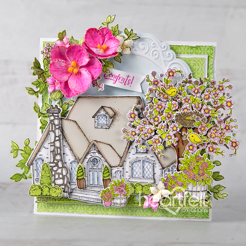 Heartfelt Creations Spellbinders Die ~ COTTAGE SUMMER 'SCAPES DIE ~ HCD1-7334 - Picture 3 of 3