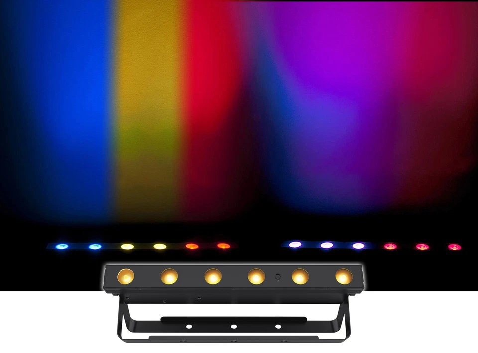 Chauvet DJ Ezlink Strip Q6 BT Wireless Battery Bluetooth Wash Light+Power Strip - Image 2 of 4