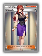 Lorelei Trading Card - Sexy Adult Anime Waifu Custom Made Trainer | PARODY