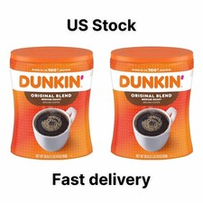 2 Pack - Dunkin' Original Blend Ground Coffee, Medium Roast, 30 oz.