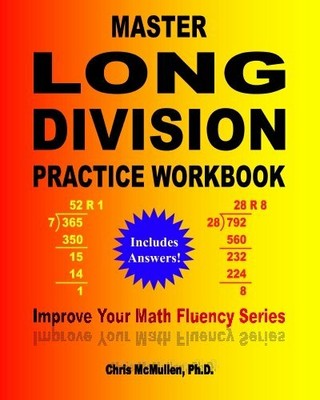Master Long Division Practice Workbook: Impr by McMullen Ph.D., Chris 1448614252
