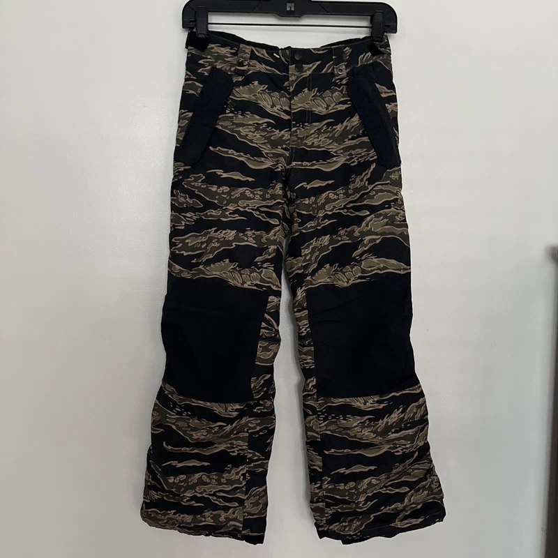 burton snowboard ski tiger stripe camo lined dry ride pants