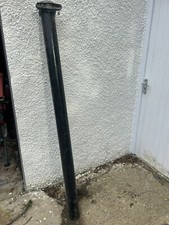 Cast Iron Soil/Drain Pipe Eared HF 100mm x 1830mm  Painted In Black, Brand new
