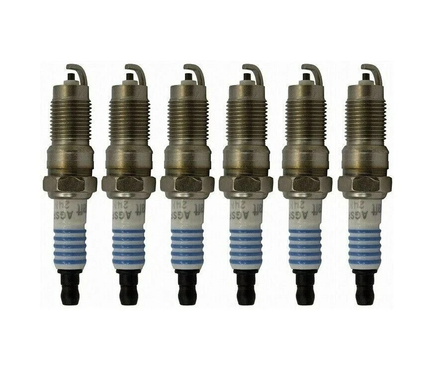 Juego de kit de cables de encendido OEM MOTORCRAFT WR6096 y 6+ bujías Motorcraft SP412 Foto 3 de 3