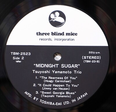 LP 山本剛 Midnight Sugar (-180g) TBM23 THREE BLIND MICE /00260 The Three Blind Mice 45 Box 180g 45rpm 6LP Box Set