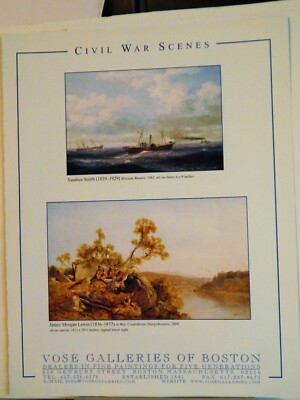XANTHUS SMITH / GRANVILLE RICHMOND  ART PIECES   ORIG VTG 2001 ADVERTISEMENT,