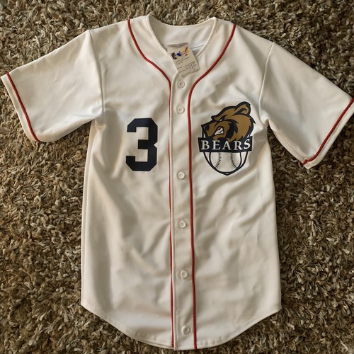 Baseball Jersey Top Uniform Bears 3 Boys Small S TV Series 34-36 Movie Set Prop - Picture 3 of 12