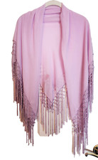 NWT Anne Klein Square Polyester Scarf Lilac, Light Purple Wrap, 40" x 40" 28
