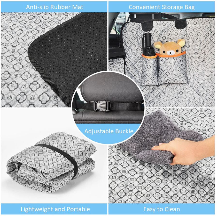 Dog protective blanket car seat cover pets dog blanket car rear bench