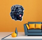 Bouvier des Flandres Sheep Dog Pet Wall Sticker Room Interior Decor 20"X25"