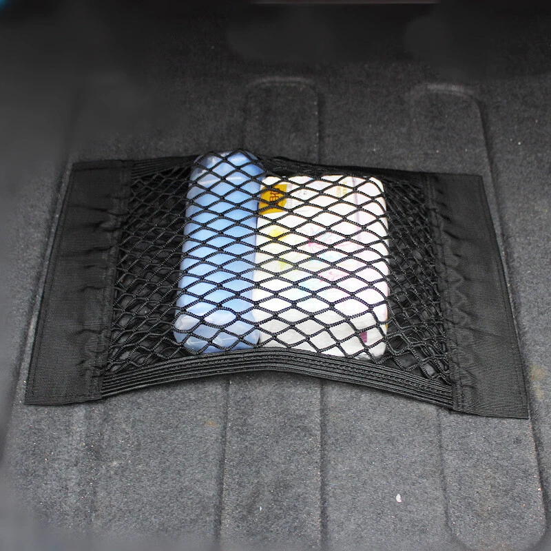 1x Malla Duradera Red de Carga Coche Bolsa de Almacenamiento Bolsa Pegatina de Pared Organizador para Maletero Foto 2 de 4