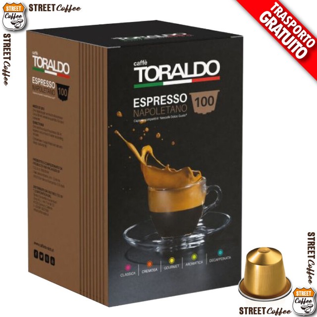 50 100 200 300 . . . 1000 Capsule Toraldo Compatibili Nespresso Classica