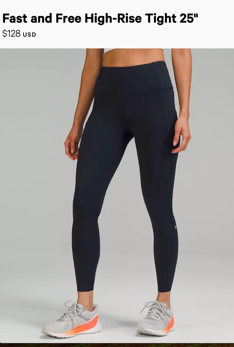 Fast and Free High-Rise Tight 25, Women's Leggings/Tights, lululemon