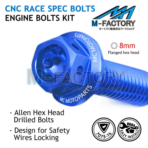 Alternator Crankcase Engine Cover Bolts For Kawasaki ZX-10R 2011-2015 11 12 13 - Foto 5 di 11