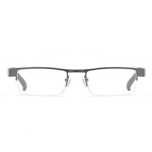 Paquete de 3 gafas de lectura para hombre bisagras de resorte de negocios lectores sin montura +1.0 ~ 4.0 - Imagen 9 de 14