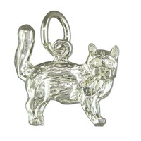 Men's Silver Cat Necklace Men's Silver Cat Necklace
