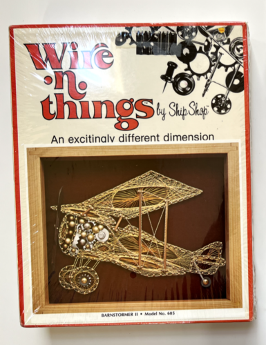 Wire N Things by Ship Shop Model No. 605 Barnstormer II, NEW Sealed, RARE 1980, - Foto 1 di 7