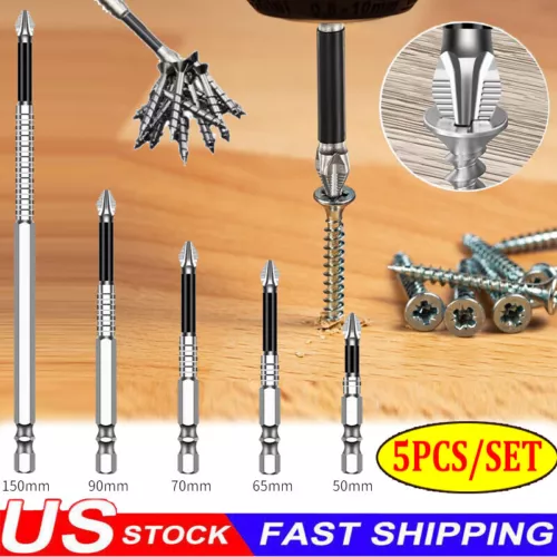 1SET Trapano Avvitatore Alto Magnetico,Forte Durata Magnetica Punta Trapano US - Foto 5 di 20
