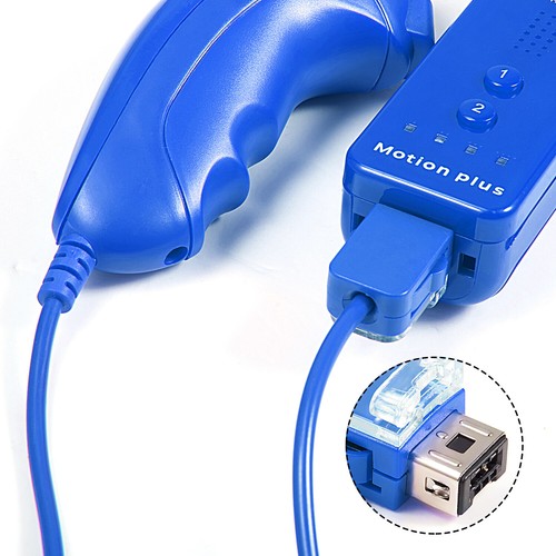 Wii & Wii U Motion Plus Wii Remote with Wii Nunchuk Set Controller for Console - Picture 12 of 51