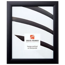 Craig Frames Contemporary, 24x32 1 Inch Wide Gallery Black Picture Frame